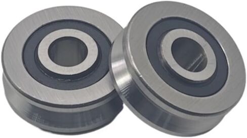 2PCS V10371214ZZ 10X37X14 mm V Groove Ball Bearing Guide Track Rlooer Bearing in Saudi Arabia