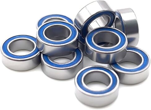 10PCS MR74RS Bearing 4x7x2.5 mm ABEC-7 Electric RC Car Truck MR74 RS 2RS Ball Bearings MR74-2RS Blue Sealed in Saudi Arabia