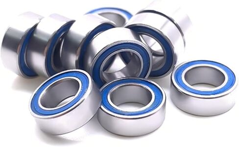 10PCS MR74RS Bearing 4x7x2.5 mm ABEC-7 Electric RC Car Truck MR74 RS 2RS Ball Bearings MR74-2RS Blue Sealed in Saudi Arabia