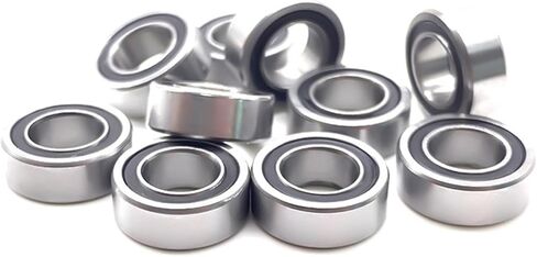 10pcs MR116RS 6x11x4 mm تحمل ABEC-7 RC CAR TRUCK MR116 RS 2RS BALLERINGS MR116-2RS Black Sealed in Saudi Arabia