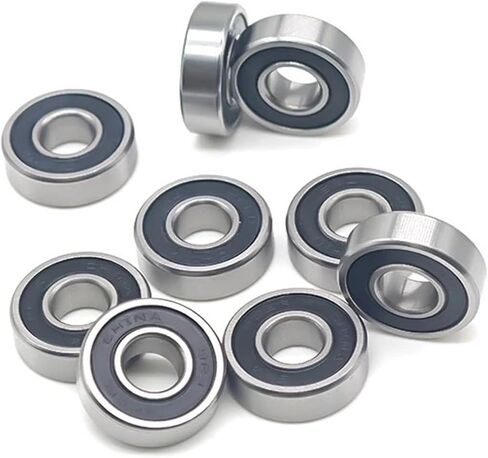 10pcs r4rs تحمل 1/4 "× 5/8" x9/32 بوصة الحجم 6.35 x15.875 x 4.98mm ختم مطاط R4-2RS الكرة in Saudi Arabia