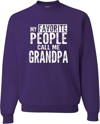 Go All Out My Favorite People Call Me Grandpa Gift Idea Fathers Mens Sweatshirt Crewneck in Saudi Arabia