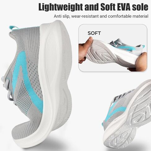 Women's Non Slip Gym Workout Shoes, Lightweight Breathable Tennis Sneakers with Soft Insoles,Mesh Walking Sneakers, Womens Running Shoes for Cycling Running ﻿ in Saudi Arabia