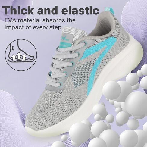 Women's Non Slip Gym Workout Shoes, Lightweight Breathable Tennis Sneakers with Soft Insoles,Mesh Walking Sneakers, Womens Running Shoes for Cycling Running ﻿ in Saudi Arabia