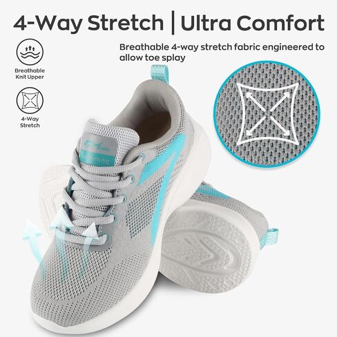 Women's Non Slip Gym Workout Shoes, Lightweight Breathable Tennis Sneakers with Soft Insoles,Mesh Walking Sneakers, Womens Running Shoes for Cycling Running ﻿ in Saudi Arabia