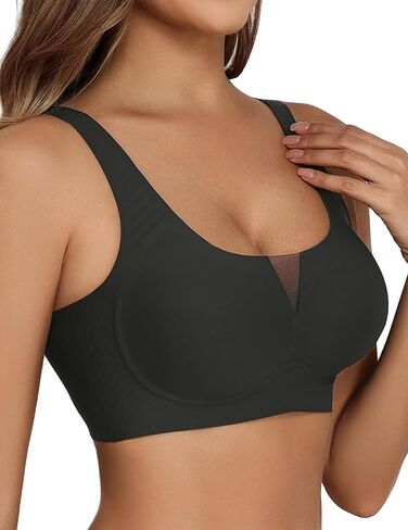 Avidlove Bras for Women No Underwire Seamless Bra Deep V Full Coverage T-Shirt Bralette Comfort Everyday Bra in Saudi Arabia