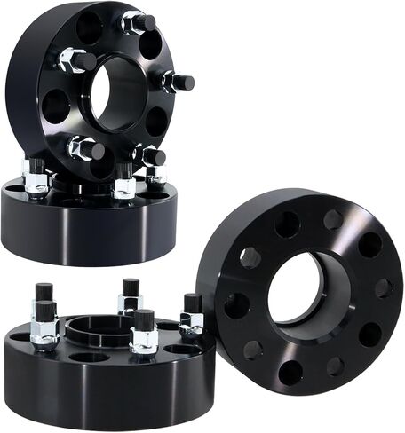 1.5 "5 × 5 عجلات الفواصل 1/2" -20 استبدال الخيط Jeep لعام 2007-2018 Wrangler JK ، 1999-2010 Grand Cherokee WJ WK ، 71.5mm Hubcentric Wheel Spacers لعام 2005-2010 Commander XK ، مجموعة من 4 in Saudi Arabia