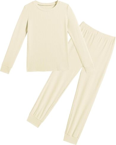 Arshiner Pajamas for Girls Long Sleeve Pants مجموعات Snug Fit 2 قطعة PJS مجموعة ناعم للنوم in Saudi Arabia