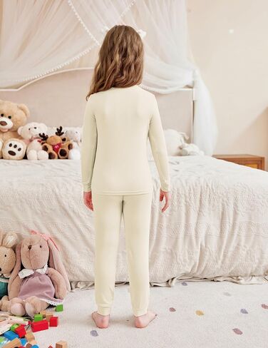Arshiner Pajamas for Girls Long Sleeve Pants مجموعات Snug Fit 2 قطعة PJS مجموعة ناعم للنوم in Saudi Arabia