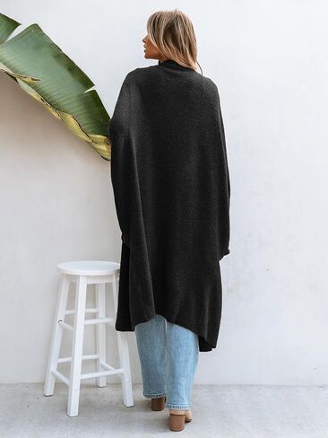 CUPSHE Women's Oversized Cardigan Sweater Open Front 2025 Fall Long Sleeve Soft Knit Casual Sweaters Outwear in Saudi Arabia