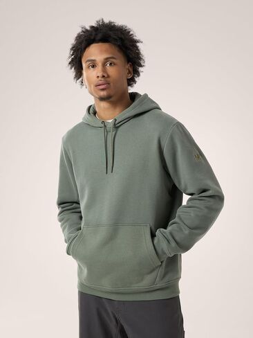 Arc'teryx Emblem Fleece Hoody Men's | Comfortable Hoody in an Organic Cotton Blend in Saudi Arabia