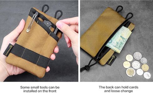 Tactical MOLLE Coin Pouch & Multi-Func Card Crossbody Bag, Durable EDC Organizer in Saudi Arabia