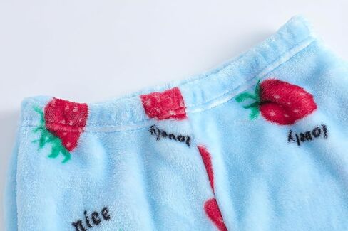 الفتيات جولة العنق الفانيلا الفانيلا بيجاما الشتاء الأكمام طويلة السراويل الطويلة cattoon plush sleepwear lighty حجم 8 إلى 16 in Kuwait