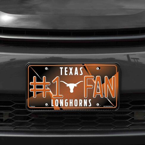 Rico Industries NCAA Unisex-Adult #1 Fan Metal License Plate Tag in Saudi Arabia