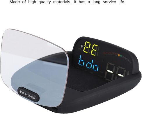 Car HUD Display for OBD GPS, Universal Large Screen Car Head-Up Display with Overspeed Warning and Stereo Imaging in Saudi Arabia