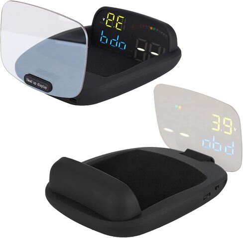 Car HUD Display for OBD GPS, Universal Large Screen Car Head-Up Display with Overspeed Warning and Stereo Imaging in Saudi Arabia