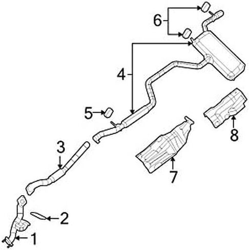 Mopar 05105110AB ISOLATOR EXHAUST in Saudi Arabia