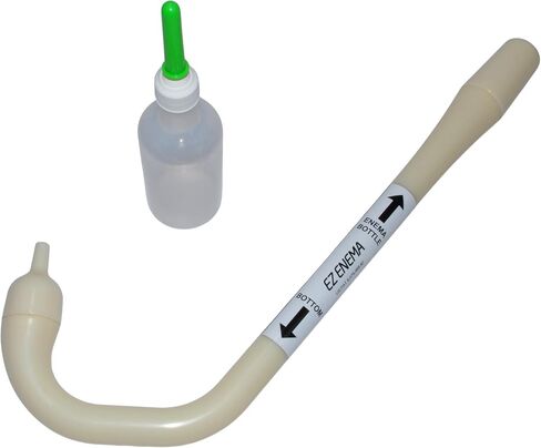 Nippled EZ Enema Kit - Easy, Quick, Comfortable, Mess-Free and Reusable Constipation Relief. Non-Intrusive Design is "Different & Better" than traditional enema bulb, enema bag and enema bucket kits in Saudi Arabia