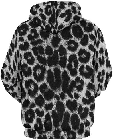 Animal Print Lightweight Pullover Hoodie Sweatshirt for Mens and Womens Daily Outdoor Sports in Kuwait