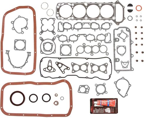 مجموعة Rering Rering Engine ergreen FSBRR3005AEVE متوافقة مع 89-97 NISSAN 240SX D21 Pickup KA24E مجموعة طوقا كاملة ، محامل قضيب رئيسية الحجم القياسي ، حلقات المكبس القياسية الحجم in Kuwait