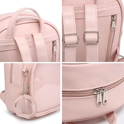 CHERRY SAUCE Kawaii Backpack PU Leather Ita Bag Aesthetic Cute Purse Pin Display in Saudi Arabia