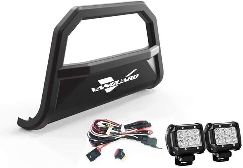 VANGUARD Black Powdercoat Optimus Wide Bull Bar 2.5in Cube LED Kit | Compatible with 19-22 Subaru Crosstrek / 19-22 Subaru Forester in Saudi Arabia
