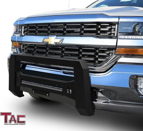 TAC Modular Bull Bar Fit 2007-2018 Chevy Silverado/GMC Sierra 1500 | 2019 Silverado 1500 Ld/Sierra 1500 Limited Truck Pickup نسخة مزخرفة in Kuwait