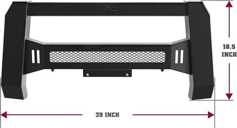 TAC Modular Bull Bar Fit 2007-2018 Chevy Silverado/GMC Sierra 1500 | 2019 Silverado 1500 Ld/Sierra 1500 Limited Truck Pickup نسخة مزخرفة in Kuwait
