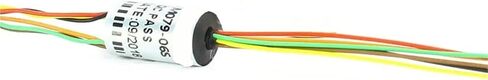 6, 12 Circuits 7.9mm Outer Dia. Small Cap Slip Ring of 1A Signal Transfer Rotating Connector for Stage Lights,Toys(6wire 1A no Flange) in Saudi Arabia