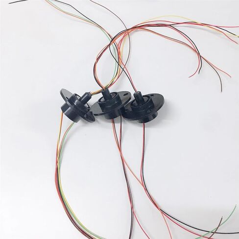 1PC 2/4/6/8/12/18/24/36 Channels Wires Slip Ring 1-2A Slipring 8.5/12.5/15.5/22mm Mini Rotary Conductiv Joint Connectors(Dia 12.5mm 12ch 2A) in Saudi Arabia