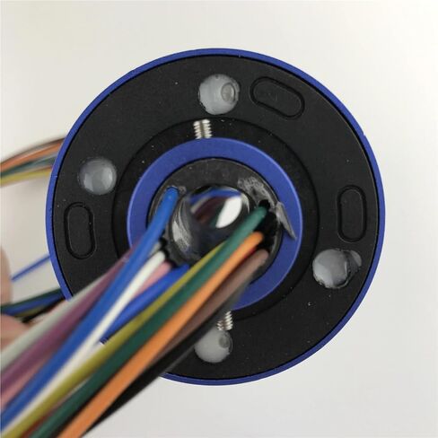 1pc Aluminium Slip Ring 2/4//6/12 Channel whith Hole 12.7mm 10A 54mm Rotate Dining Table Slip Ring Electric Collector Rings(4 CHANNELS) in Saudi Arabia