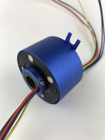 1pc Aluminium Slip Ring 2/4//6/12 Channel whith Hole 12.7mm 10A 54mm Rotate Dining Table Slip Ring Electric Collector Rings(4 CHANNELS) in Saudi Arabia