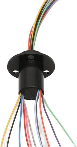 1PCS Micro Slip Ring 2/4/6/8/12/24 Channel Wires 2A 12.5mm/15.5mm Rotate Dining Table Slipring Electric Collector Rings Joint(Dia.15.5mm 24CH 2A) in Saudi Arabia