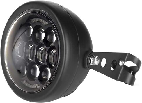5-3/4inch Motorcycle Headlight with Headlight Housing Bucket Mount Bracket compatible with Shadow 750 Rebel 500 Café Racer Bober Cruiser in Saudi Arabia