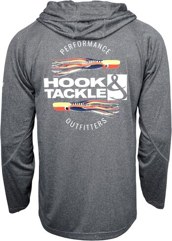 Men's Offshore Lures L/S UV Fishing Hoodie (S-2X) in Kuwait