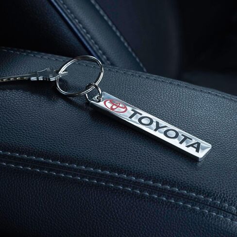 Plasticolor 004619R01 Toyota Ellispe Logo with Script Metal Enamel Key Chain in Saudi Arabia