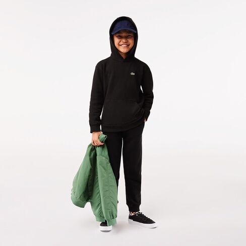 Lacoste Boys' Core Fleece Pullover Hoodie in Saudi Arabia