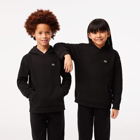 Lacoste Boys' Core Fleece Pullover Hoodie in Saudi Arabia