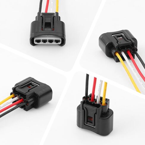 8 SetsIgnition Coil Connectors Compatible with Toyota Camry Chevrolet, L4 2.4L Ignition Coil Female Connector Plug Harness Pigtail in Saudi Arabia