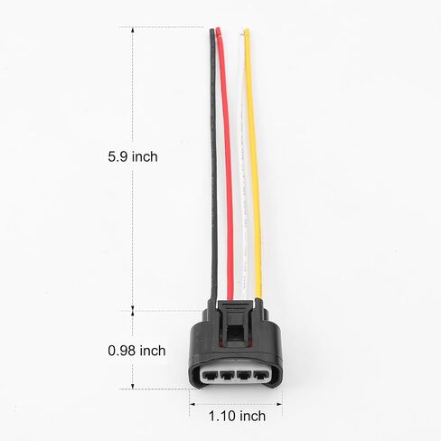 8 SetsIgnition Coil Connectors Compatible with Toyota Camry Chevrolet, L4 2.4L Ignition Coil Female Connector Plug Harness Pigtail in Saudi Arabia
