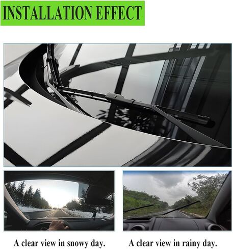 26 "+16" استبدال شفرات ممسحة بوصة لتويوتا RAV4 2013-2022 ، Corolla 2009-2019 ، Hyundai Accent 2012-2022 ، Honda Accord 2018-2022 و Nissan Leaf 2011-2022 Windshield Wiper Blades (مجموعة من 2) in Kuwait