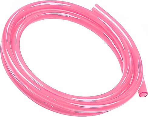 Downhill Motorcycle Fuel Line Hose, Heat-resistant Rubber Fuel Vent Hose Tube, 3M/9.84Ft Soft Petrol Tubing Pipe, Universal for Most Motorcycle, Dit Dirt Bicycle, ATV (Pink) in Saudi Arabia