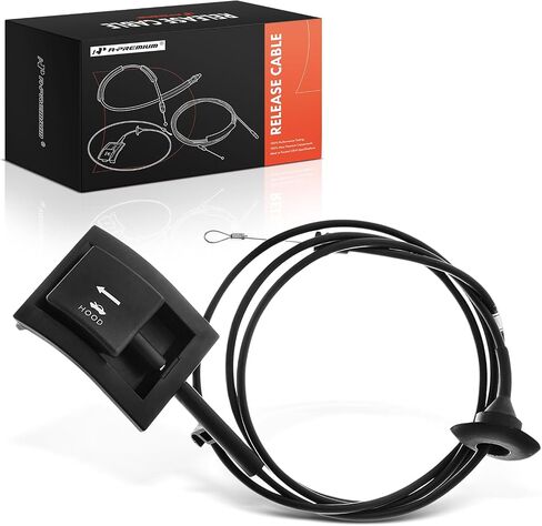 A-Premium Front Latch Latch Cable مع مقبض متوافق مع Ford F-150 1987-1991 ، F-250 1987-1991 ، F-350 1987-1991 ، F-Super Duty 1990-1991 ، Bronco 1987-1991 ، 81.5 Int ، استبدل# E7TZ16916A in Saudi Arabia