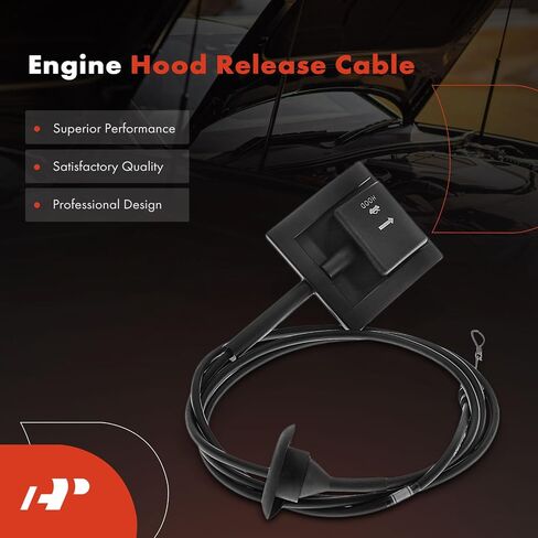 A-Premium Front Latch Latch Cable مع مقبض متوافق مع Ford F-150 1987-1991 ، F-250 1987-1991 ، F-350 1987-1991 ، F-Super Duty 1990-1991 ، Bronco 1987-1991 ، 81.5 Int ، استبدل# E7TZ16916A in Saudi Arabia