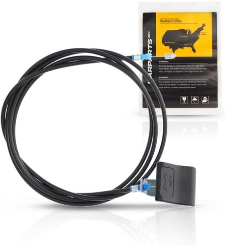 Karparts360 لـ Subaru Forester/STI/WRX 2014-2020 Cable Hood Cable | أسود | البلاستيك/المعدن | استبدال 57330SG060 in Kuwait