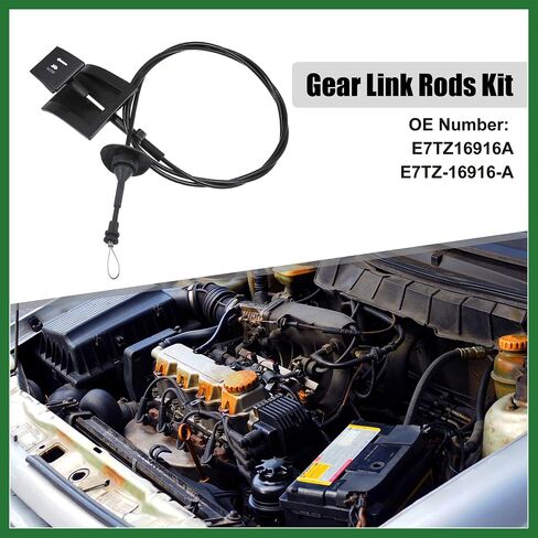 Motoforti Front Hood Latch Release Cable Fit for Ford F-150 1987-1991 for Ford Bronco 1987-1991 No.E7TZ16916A/E7TZ-16916-A - Pack of 1 Long-lasting in Saudi Arabia