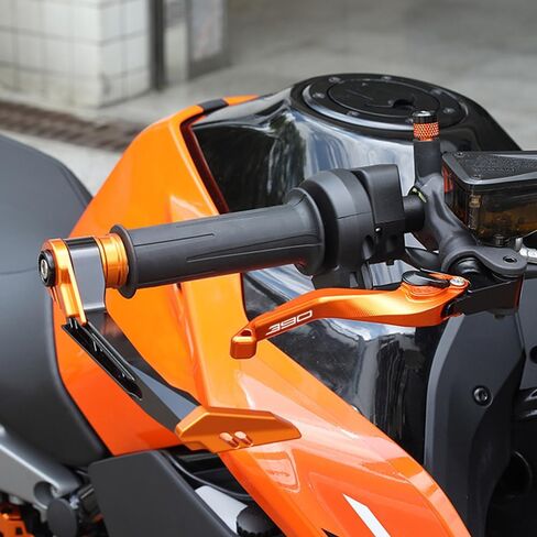 Motorcycle Short Brake Clutch Levers Compatible with KTM 390 Duke/ 390 RC 2013-2022 | Front Shorter Levers Handles KTM Duke390 RC390 390duke 390rc Accessories (Black) in Kuwait