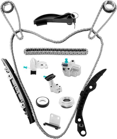 VQ35DD 3.5 Engine Timing Chain Kit, Compatible with 2017-2024 Nissan Pathfinder Infiniti QX60, Replaces 13028-6KA0A 15041-6KA0A, Fits 3.5L V6 Engine in Saudi Arabia
