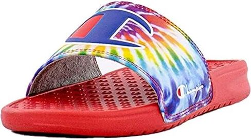 Champion Superslide Tie-Dye (Little Kid) Rainbow Multi 11 Little Kid M in Saudi Arabia