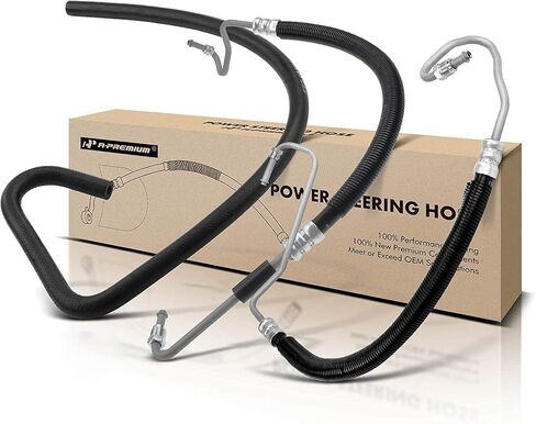 A-Premium Power Steering Hose Pressure & Return Hose Line Assembly Compatible with Chevy Silverado 1500 2500 HD GMC Sierra 1500 HD 2500 3500 3-PC Set in Saudi Arabia